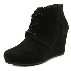 *SALE* Style Co Alaisi Lace-Up Booties Black